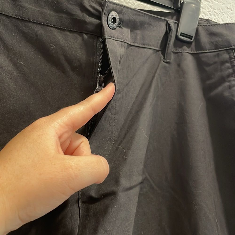 Gerry Black Cropped Straight Leg Cargo Hiking Pants Size XL - Picture 5 of 9